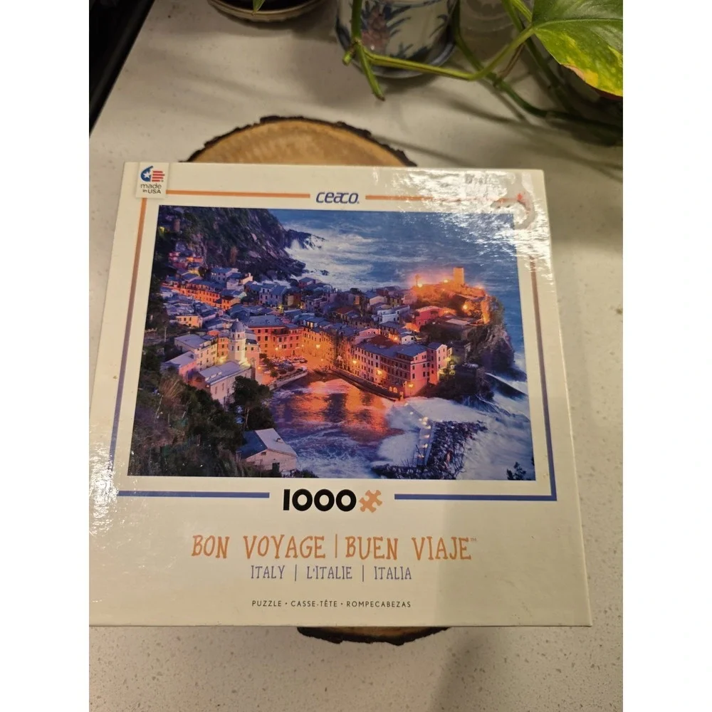 Ceaco 1000 Piece Bon Voyage Italy Jigsaw Puzzle, All Pieces Included